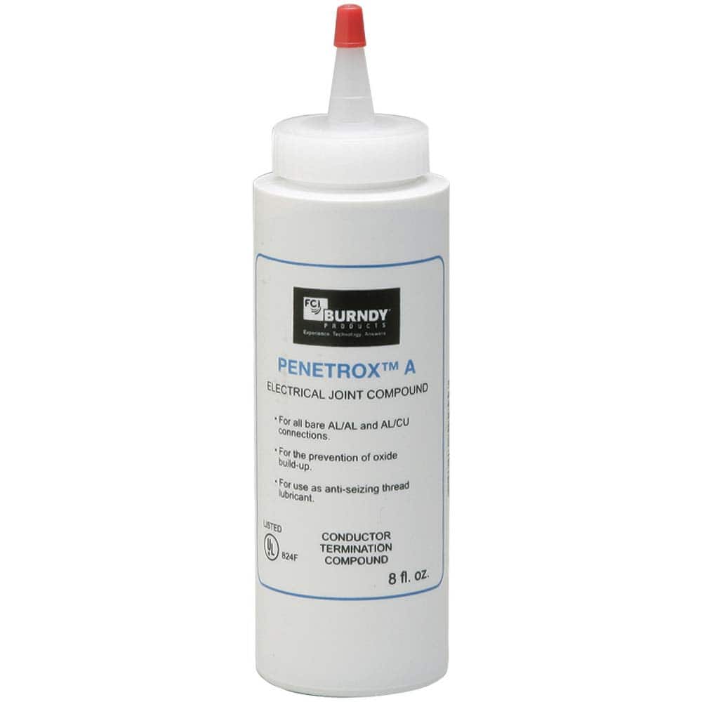 Burndy - Rust Removers & Corrosion Inhibitors; Type: Oxide Inhibiting Compound ; Container Size Range: 8 oz. - Exact Tool & Supply