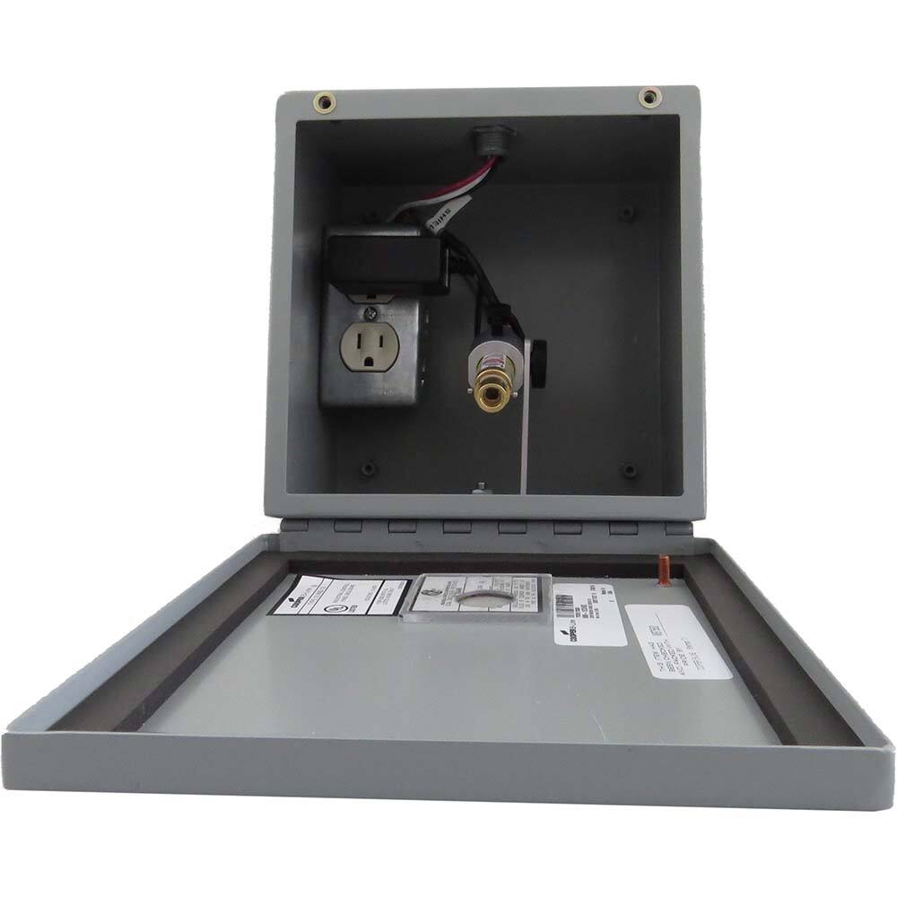 Laser Tools Co. - Level Kits; Level Kit Type: Laser Docking System ; Maximum Measuring Range (Feet): 100 ; Beam Color: Green ; Contents: Includes: GLX58SAC-30 Green Line Laser, AP94 Mounting Bracket, 110VAC receptacle, 8" x 8" x 4" Nema 3 Steel Enclosure - Exact Tool & Supply