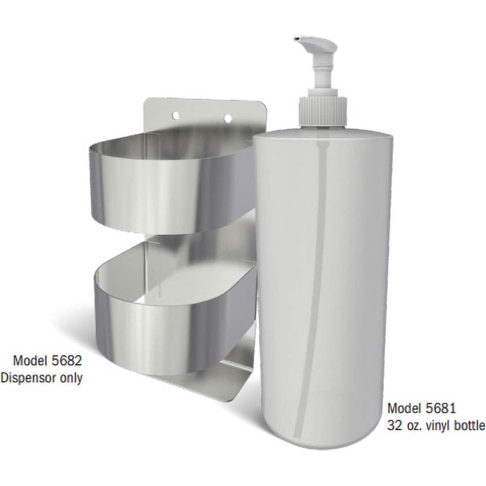 SANI-LAV - Soap, Lotion & Hand Sanitizer Dispensers; Type: Dispenser Holder ; Mounting Style: Wall Mounted ; Form: Liquid ; Capacity: 32 oz ; Operation Mode: Pump ; Material: 304 Stainless Steel - Exact Tool & Supply
