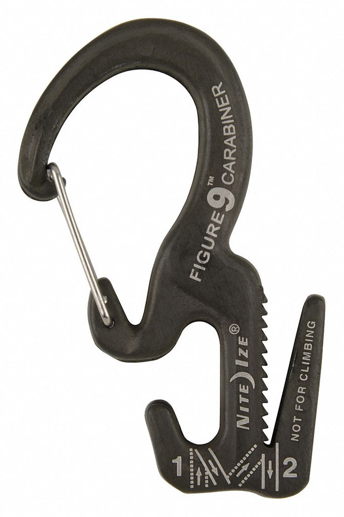 Carabiner Clip/Rope Tightener, 2-3/4 In.