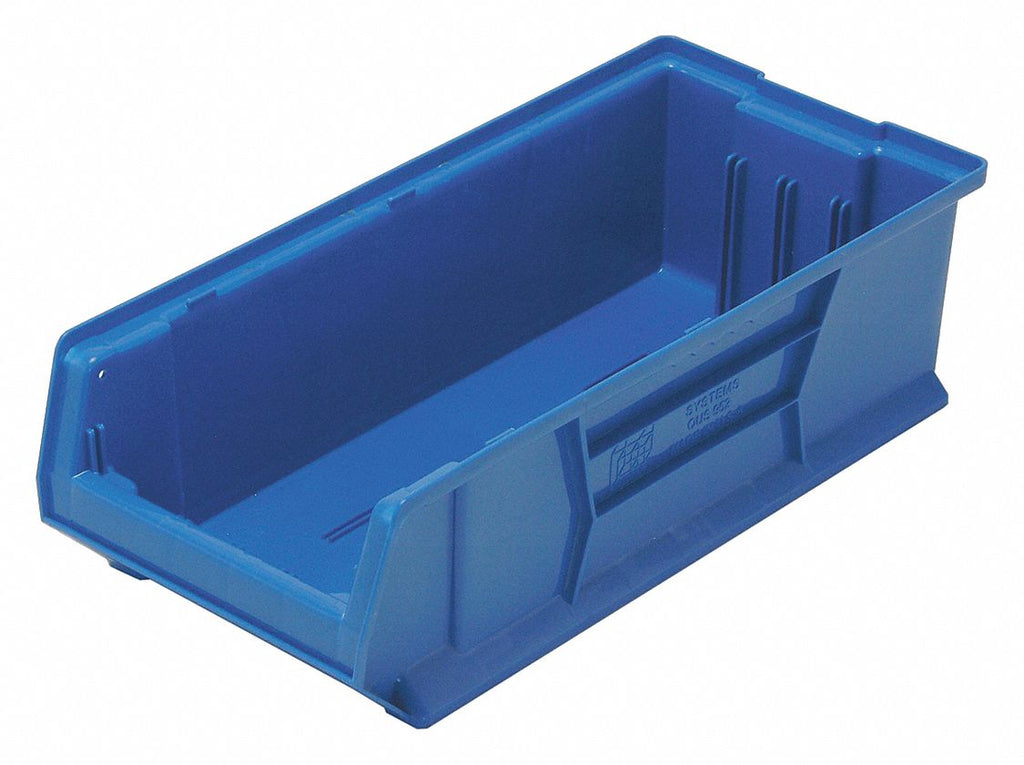 Hopper Bin, Blue, 7"H x 23-7/8"L x 11"W, 1EA