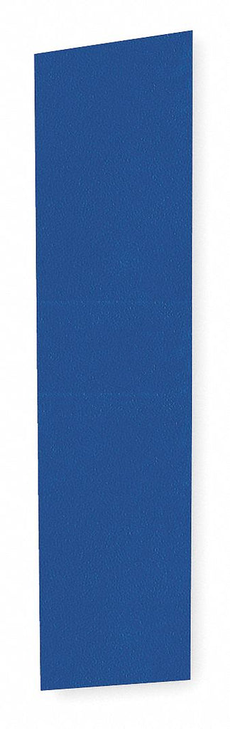 End Panel For Slope Top Locker, D 18, Blue