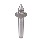 Dead Center With Nut Carbide Tipped MT3 T.I.R. 0.0002" - Exact Tool & Supply