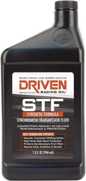 Joe Gibbs Driven Racing Oil - Multi-Purpose Transmission Fluid - 1 Qt Plastic Bottle - Exact Tool & Supply