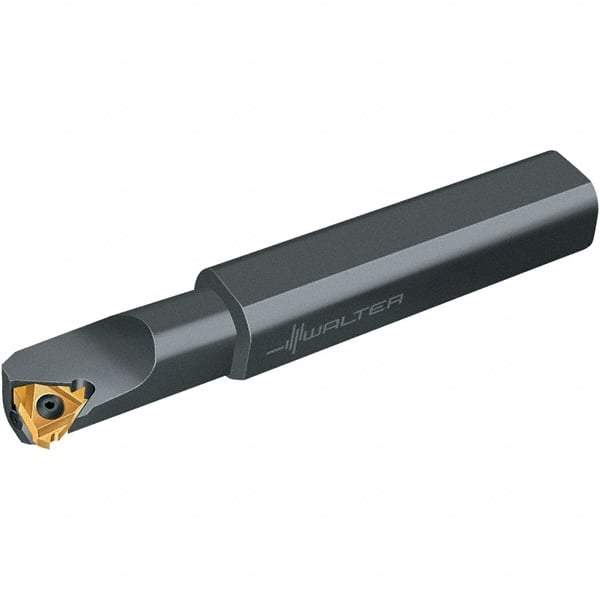 Walter - Internal Thread, Right Hand Cut, 5/8" Shank Width x 0.58" Shank Height Indexable Threading Toolholder - 6" OAL, NTSI..-16 Insert Compatibility, S..-NTS-I Toolholder - Exact Tool & Supply