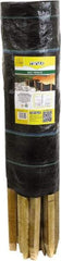 Tenax - 100' Long" x 24" High Silt Fence - Black Woven Polypropylene, For Erosion Control - Exact Tool & Supply