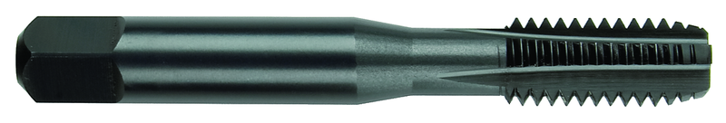 1/2-13 Dia. - GH5 - 4 FL - Premium HSS - Black Oxide - Semi Bottoming Straight FL Tap - Exact Tool & Supply