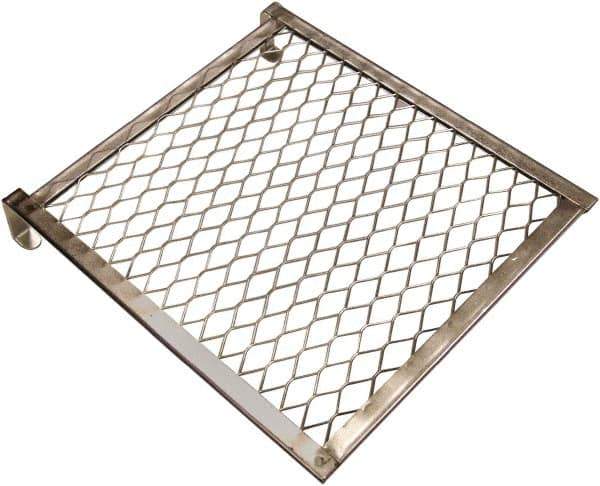 Wooster Brush - 2 Gal Compatible Paint 4-Sided Heavy-Duty Grid - 7" Roller Compatibility, Metal - Exact Tool & Supply