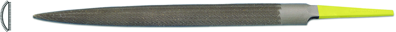 8" INOX Half-Round File, Cut 2 - Exact Tool & Supply