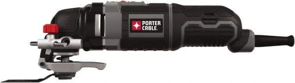 Porter-Cable - 120 Volt Electric Multi Tool Kit - 10,000 to 22,000 RPM, 3 Amps - Exact Tool & Supply