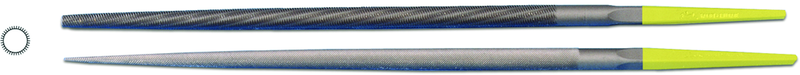 8" INOX Round File, Cut 2 - Exact Tool & Supply