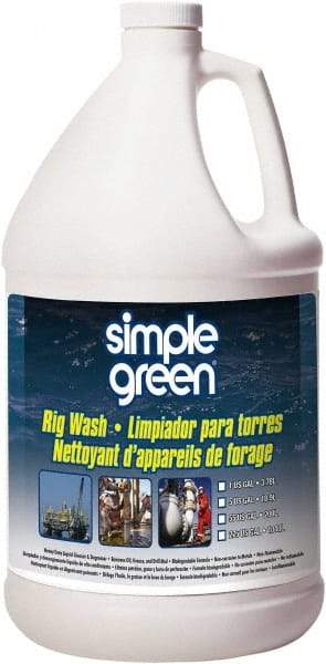 Simple Green - 1 Gal Bottle Cleaner/Degreaser - Liquid, Alkaline, Unscented - Exact Tool & Supply