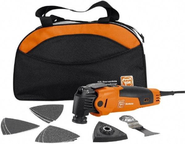 Fein - 120 Volt Electric Multi-Tool Kit - 10,000 to 19,500 RPM, 3 Amps - Exact Tool & Supply