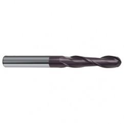 8mm Dia. - 100mm OAL - 30 Helix Firex CBD Ball Nose EM - 2 FL - Exact Tool & Supply