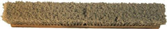 O-Cedar - 18" Fine Particle Synthetic Push Broom - 3" Bristle Length, Wood Block, Threaded Handle Connection, Handle Sold Separately - Exact Tool & Supply