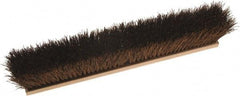 O-Cedar - 24" Rough Surface Palmyra Push Broom - 4" Bristle Length, Wood Block, Threaded Handle Connection, Handle Sold Separately - Exact Tool & Supply