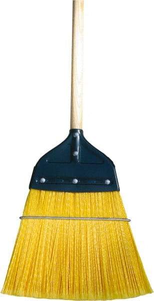 O-Cedar - 54" OAL Polypropylene Bristle Straight Cut Broom - 48" Long Wood Handle, 4-1/2" Bristle Length, 10-1/4" Wide, Water Resistance - Exact Tool & Supply