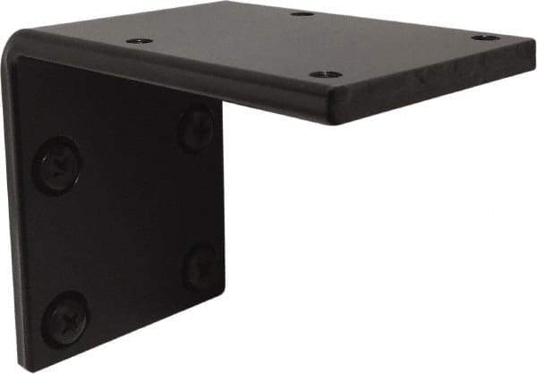 Waldmann Lighting - Task & Machine Light Mounting Bracket - Black, For Use with Spot LED - Exact Tool & Supply
