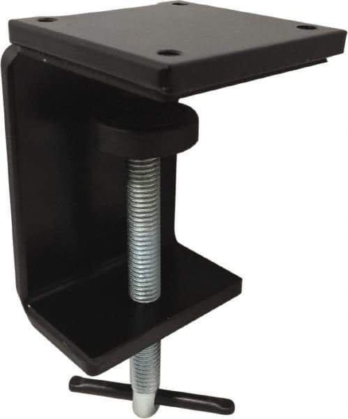 Waldmann Lighting - Task & Machine Light Mounting Clamp - Black, For Use with Spot LED - Exact Tool & Supply