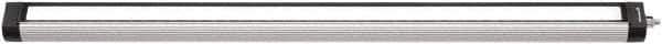 Waldmann Lighting - 120 VAC, 26 Watt, LED, Linear Machine Light - Bracket Mount, 4.9m Cord, IP67, Silver - Exact Tool & Supply