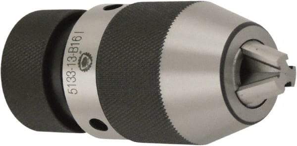 Bison - JT6, 1/8 to 5/8" Capacity, Tapered Mount Steel Drill Chuck - Keyless, Taper Shank - Exact Tool & Supply