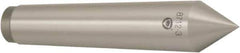Bison - 0.48" Head Diam, Standard Point Solid Dead Center - 1MT Morse Taper, 7mm Point Diam - Exact Tool & Supply