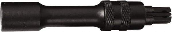 SK - 1/2" Drive Impact Locking Socket Extension - 5" OAL, Black Finish - Exact Tool & Supply