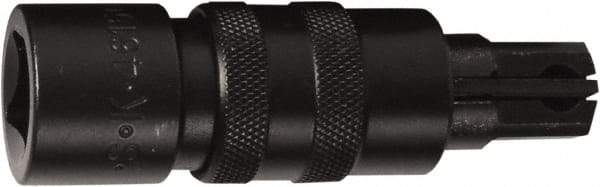 SK - 3/8" Drive Impact Locking Socket Extension - 3" OAL, Black Finish - Exact Tool & Supply