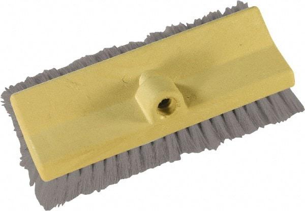 O-Cedar - 10" OAL, Vehicle Brush - Gray PVC Bristles, 2-1/2" Trim Length - Exact Tool & Supply