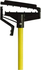 O-Cedar - 60" Standard Fiberglass Quick Connect Mop Handle - 1" Handle Diam, 1 to 5" Wet Mop Head Band, Use with Wet Mops - Exact Tool & Supply