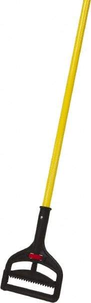 O-Cedar - 60" Standard Fiberglass Quick Connect Mop Handle - 1" Handle Diam, 1 to 5" Wet Mop Head Band, Use with Wet Mops - Exact Tool & Supply