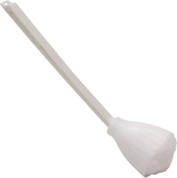 O-Cedar - 13" OAL Toilet Bowl Swab - Acrylon Bristles, Plastic Handle, White - Exact Tool & Supply