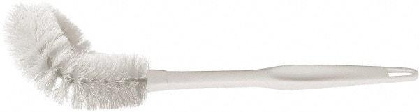 O-Cedar - 17" OAL Toilet Bowl Brush - Polypropylene Bristles, 1" Bristle Length, Plastic Handle, White - Exact Tool & Supply