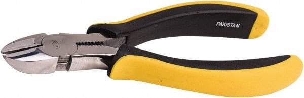 Aven - 6" OAL, 12 AWG Capacity, Diagonal Cutter - 3/4" Jaw Length x 5/8" Jaw Width, Oval Head, Ergonomic Handle Handle - Exact Tool & Supply