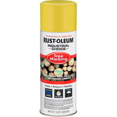 MC1800 Wet/Dry Tree Marking Paint-Yellow Spray Paint - Exact Tool & Supply