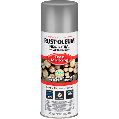 MC1800 Wet/Dry Tree Marking- Silver Spray Paint - Exact Tool & Supply