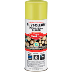 Wet/Dry Tree Marking-Fluorescent Yellow Spray Paint - Exact Tool & Supply