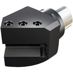 Iscar - 1.2598" Inside Hole Diam, 5.5118" Projection, Square Shank Adapter - Modular Connection Shank, Through Coolant - Exact Tool & Supply