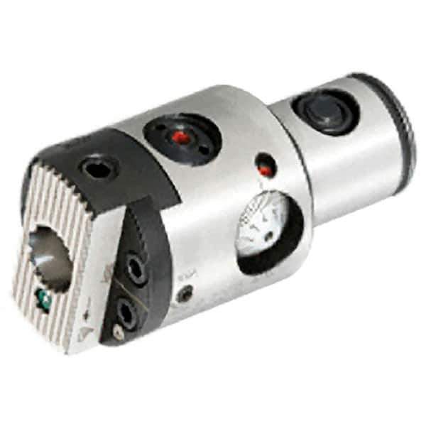 Iscar - 20mm Body Diam, Manual Single Cutter Boring Head - 22mm to 29mm Bore Diam - Exact Tool & Supply