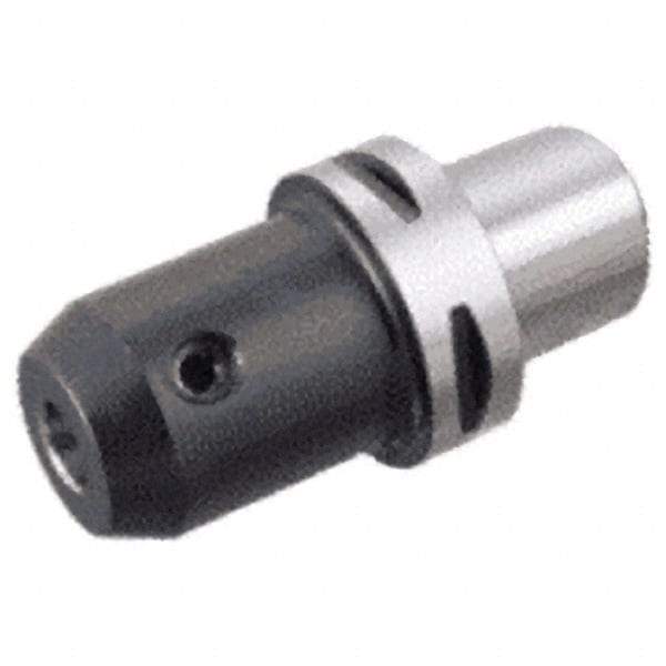 Iscar - 0.2362" Inside Hole Diam, 2.9528" Projection, Whistle Notch Adapter - 63/64" Body Diam, Modular Connection Shank, Through Coolant - Exact Tool & Supply