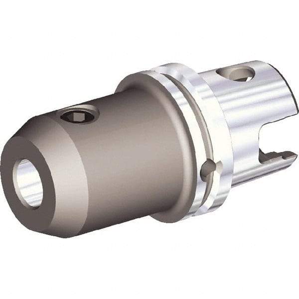 Kennametal - 0.315" Inside Hole Diam, 3.1496" Projection, Whistle Notch Adapter - 1.1024" Body Diam, Modular Connection Shank, Through Coolant - Exact Tool & Supply