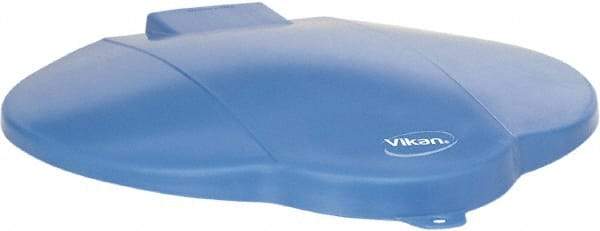 Vikan - 3 Gal Polypropylene Pail Lid - Blue, For Use with 5688 - Exact Tool & Supply