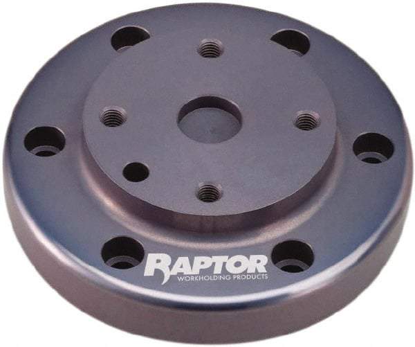 Raptor Workholding - 8.2" Jaw Width, 2" High Riser - For Use with 4 & 5 Axis Workholding Systems - Exact Tool & Supply
