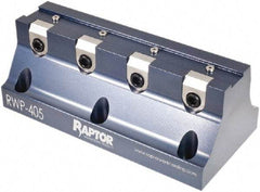Raptor Workholding - 3/4" Jaw Width, 3" High x 8" Long x 3.8" Wide Dovetail Vise - For Use with 4 & 5 Axis Workholding Systems - Exact Tool & Supply