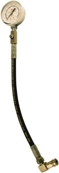 Milton - 3 Piece Dial Engine Compression Test Kit - 1,000 Max Pressure, PSI Scale - Exact Tool & Supply