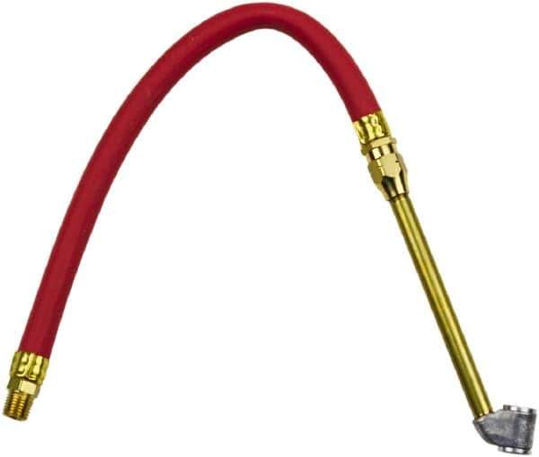 Milton - Inflator Gauge Hose Whip - Use with Milton 500 Series Inflator Gauges - Exact Tool & Supply