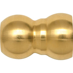 Loc-Line - Coolant Hose Adapters, Connectors & Sockets; Type: Adapter ; Hose Inside Diameter (Inch): 1/4 ; Thread Type: NonThreaded ; Connection Type: 12mm Ball Spherical (Fish Eye) ; Body Material: Brass ; Maximum Flow Rate (GPM): 4.17 - Exact Tool & Supply