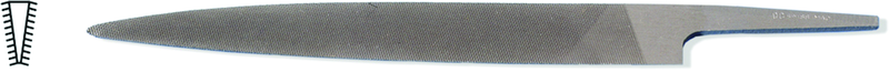 8" Knife File, Cut 0 - Exact Tool & Supply
