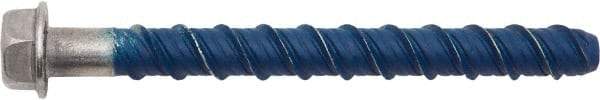 Powers Fasteners - 1/2" Diam, 1/2" Drill, 4" OAL, 1-5/8" Min Embedment Machine Screw Anchor Concrete Anchor - 316 Stainless Steel, Hex Head, Hex Drive, 2-3/4" Thread Length - Exact Tool & Supply