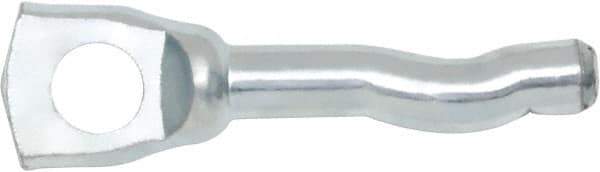 Powers Fasteners - 1/4" Diam, 1/4" Drill, 1-3/4" OAL, 3/4" Min Embedment Pin Anchor Concrete Anchor - 1038 Carbon Steel, Zinc-Plated Finish, Tie Wire Head, Hammer Drive - Exact Tool & Supply